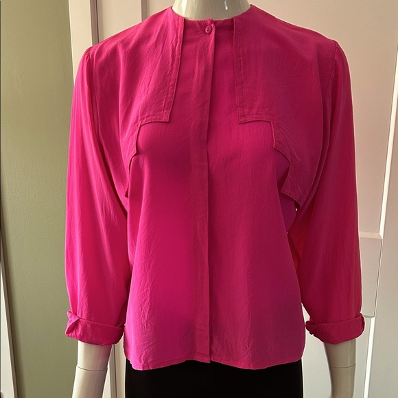 Chocolates Vintage Silk Blouse - Picture 2 of 16